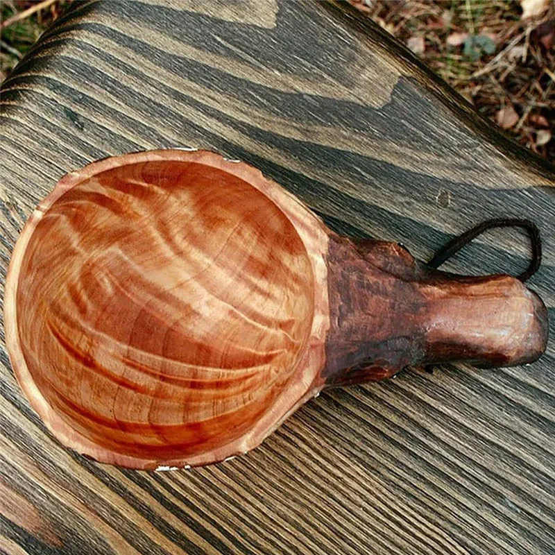 💥Early Christmas Sale🦌Animal Handmade Wooden Cup