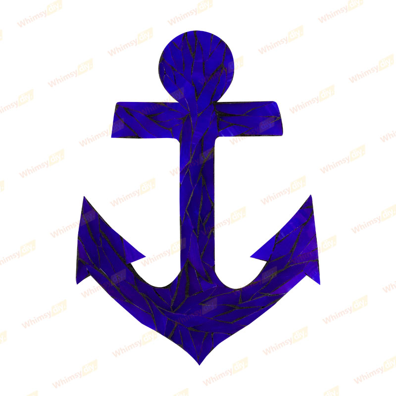 Anchor Stained Glass Mosaic Kit