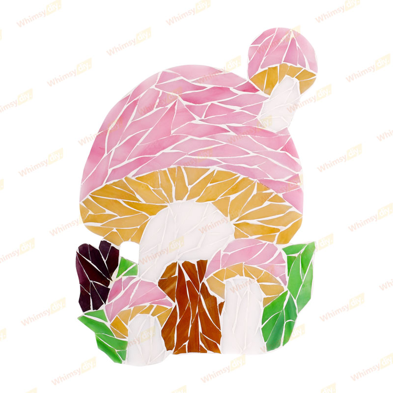 Mushroom House Glass Mosaic Kit