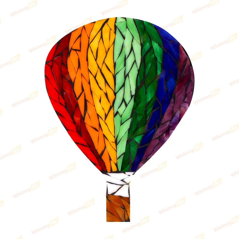 Hot Air Balloon Glass Mosaic Kit