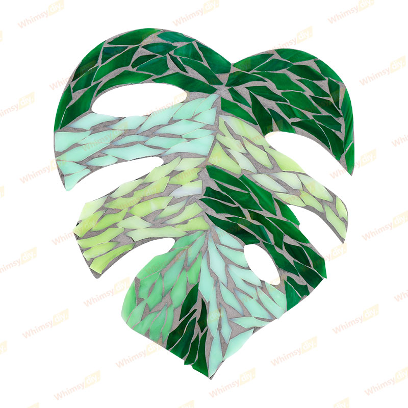 Monstera deliciosa Glass Mosaic Kit 