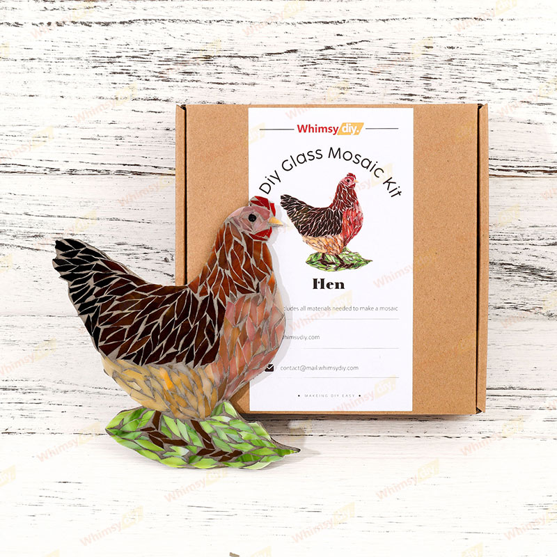 Hen Glass Mosaic Kit [New Pre-Order Special: Ships February 28th]