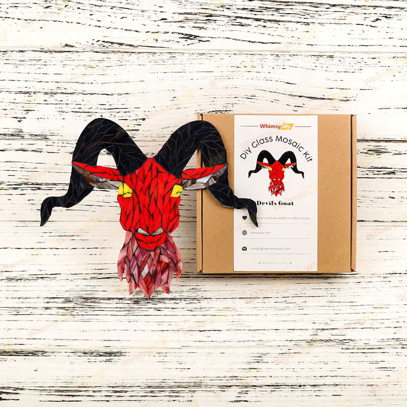 Demon Goat Glass Mosaic Kit