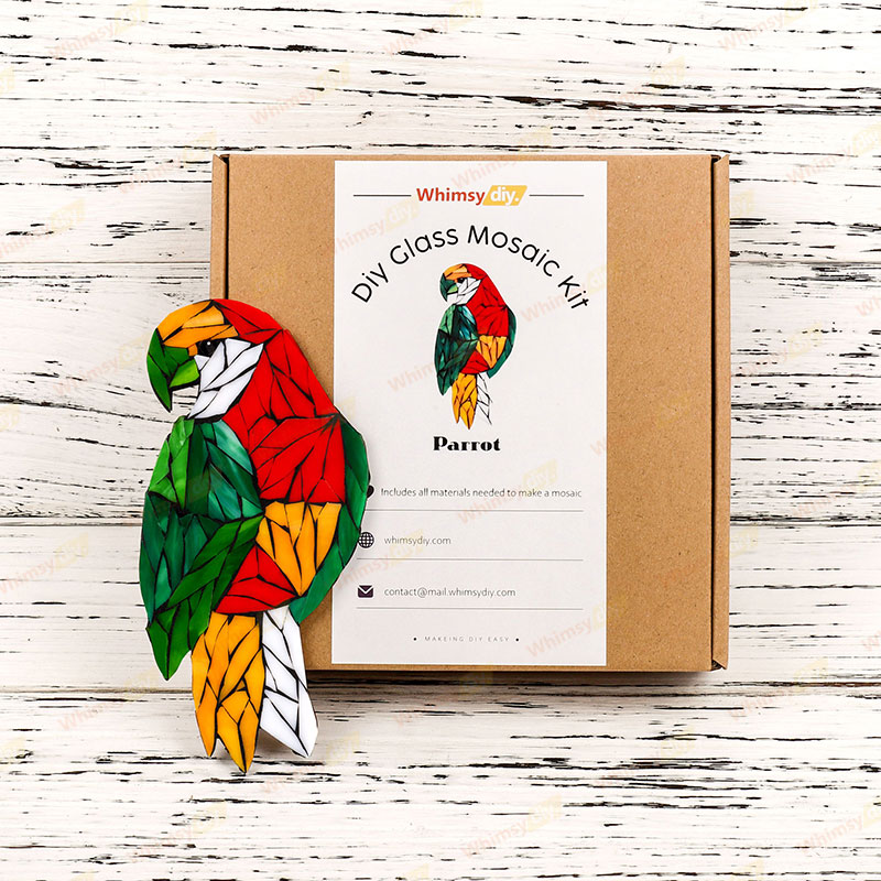 Parrot Glass Mosaic Kit
