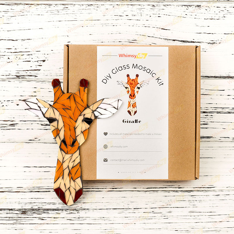 Giraffe Glass Mosaic Kit-Ships on 8/10