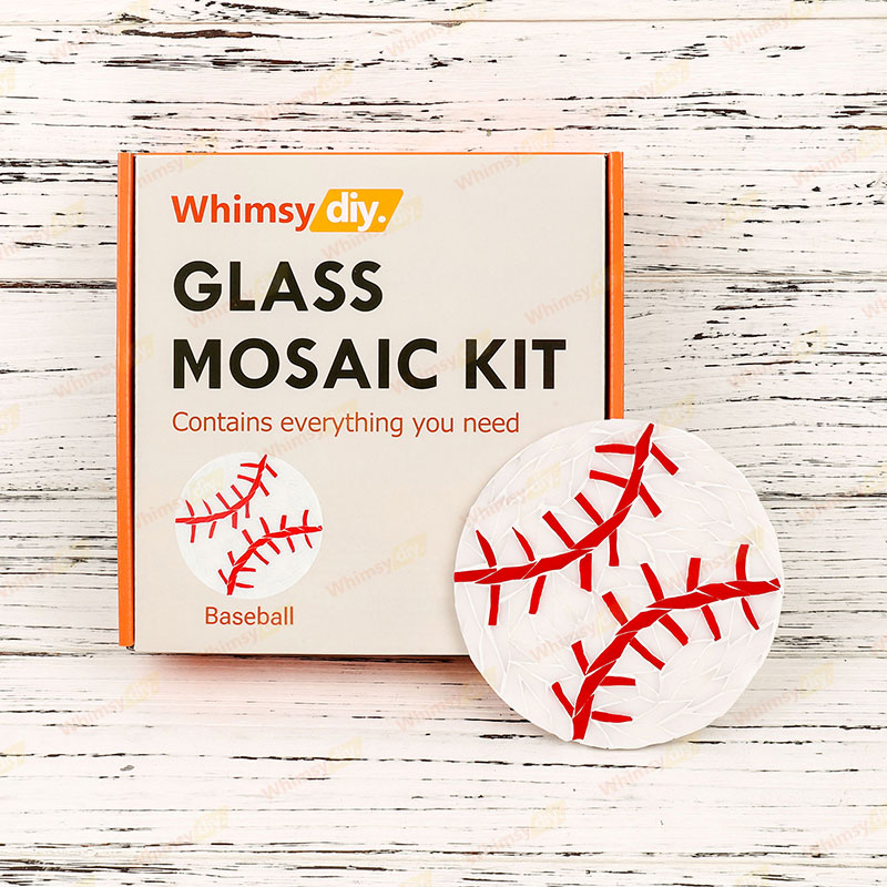 Baseball Glass Mosaic Kit