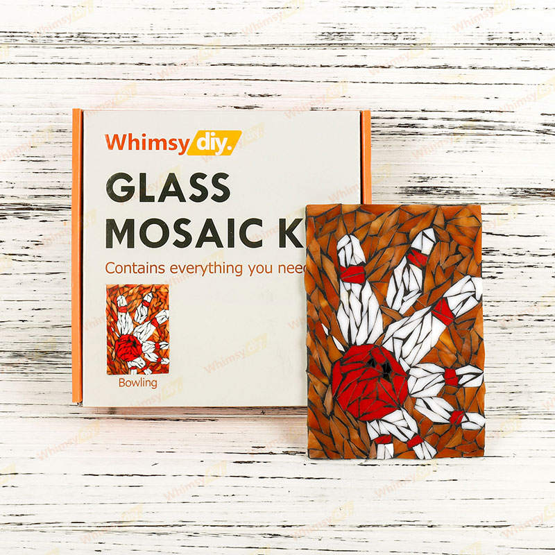 Whimsy DIY Bowling Glass Mosaic Kit Puzzles