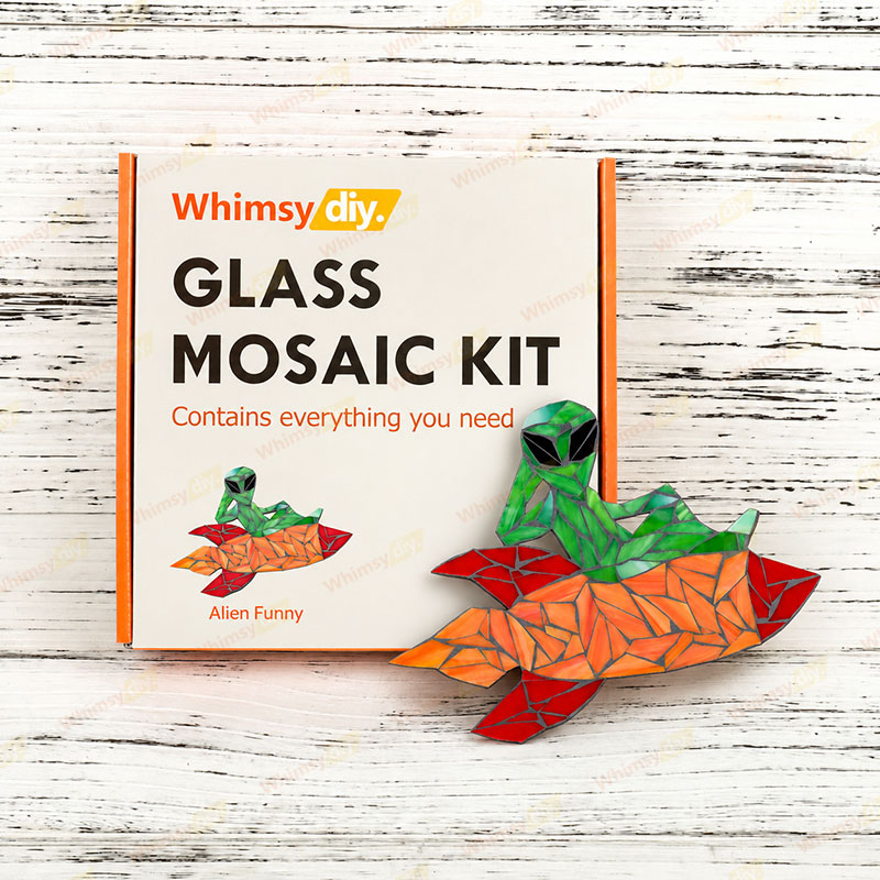 Whimsy DIY Alien Funny Mosaic Kit Puzzles