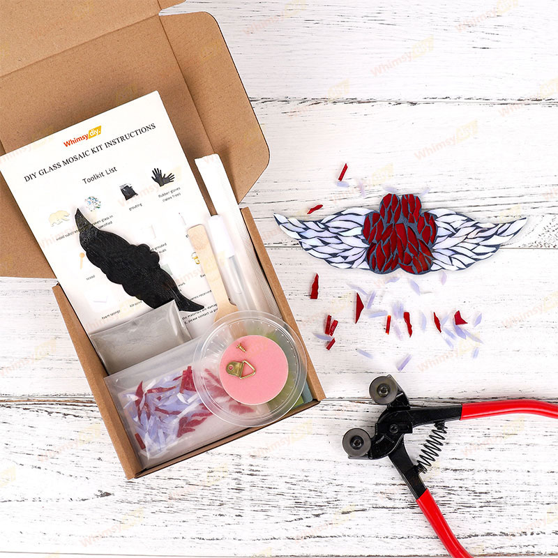 Pet Claw Wings Glass Mosaic Kit