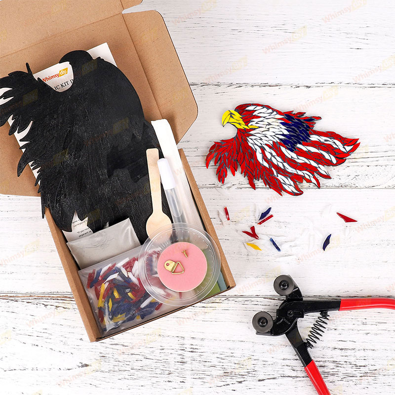 Patriotic eagle Glass Mosaic Kit