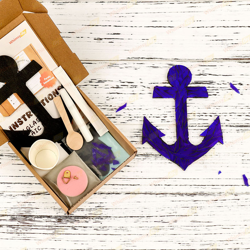 Anchor Stained Glass Mosaic Kit