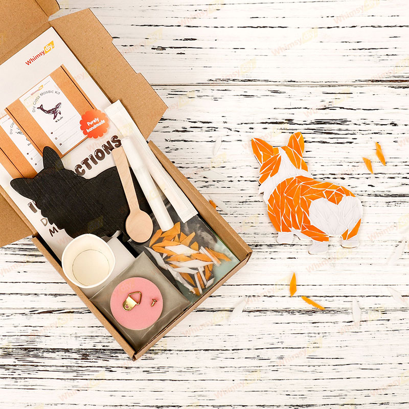 Corgi Glass Mosaic Kit