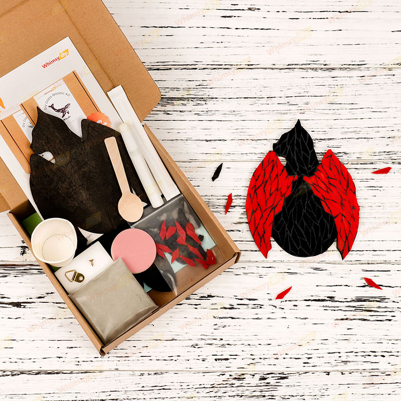 Demon Kitten Glass Mosaic Kit