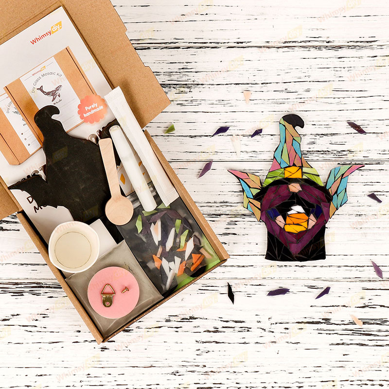 Bat Gnome Glass Mosaic Kit