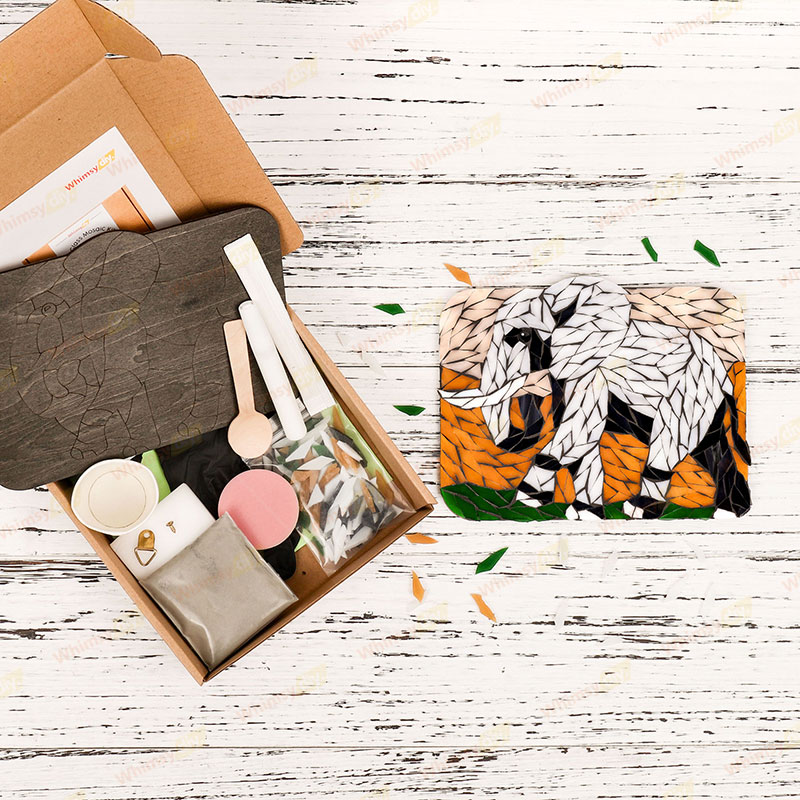 Elephant Glass Mosaic Kit