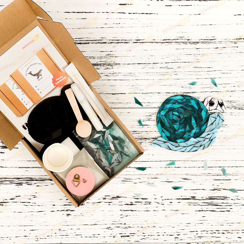 Snail Style 2 Glass Mosaic Kit-Ships on 8/10