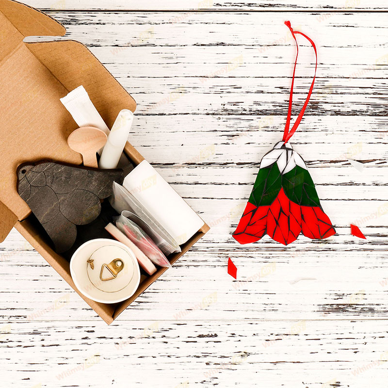 Christmas Bells Ornaments Glass Mosaic Kit-Style 2