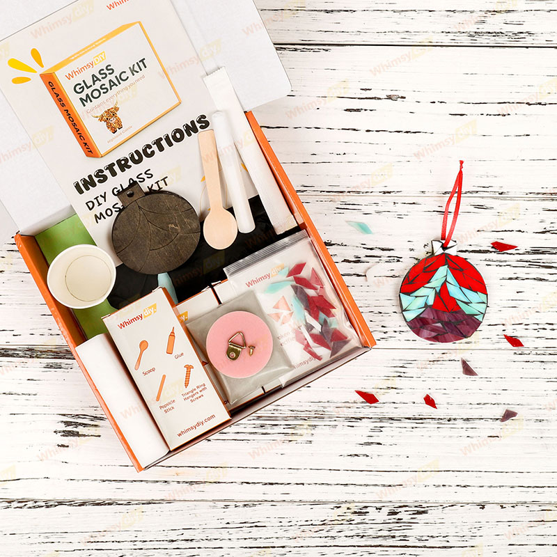 Christmas Ornament Glass Mosaic Kit Style 2