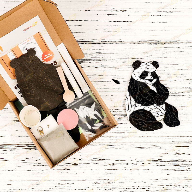 Panda Glass Mosaic Kit