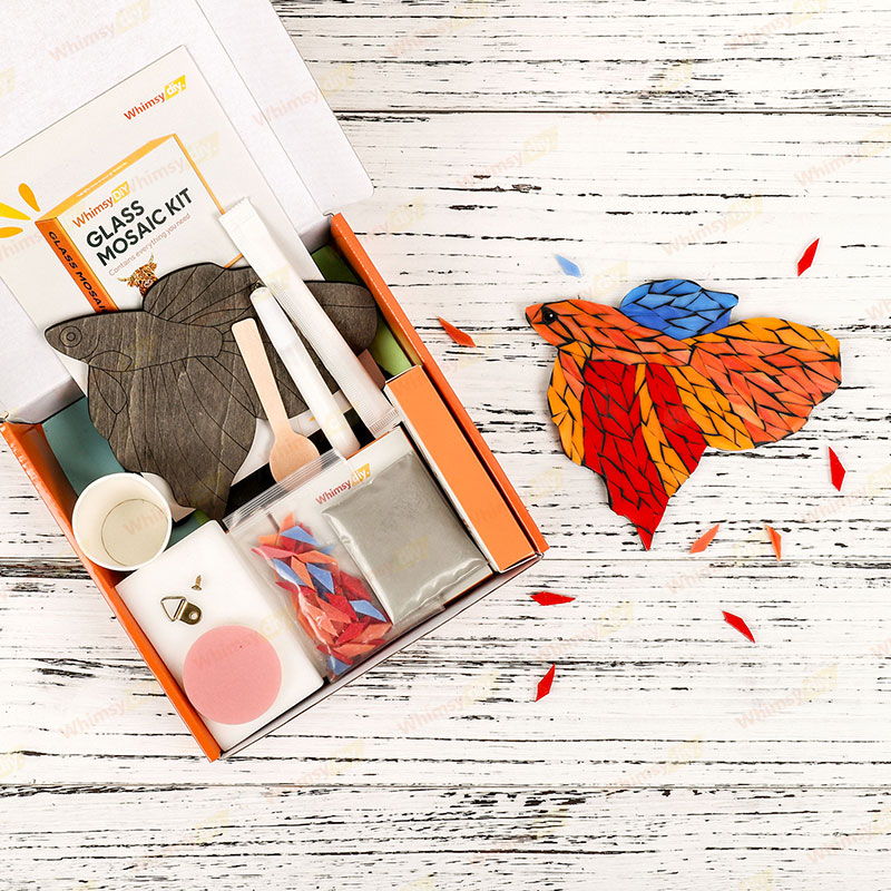 Guppy Fish Glass Mosaic Kit