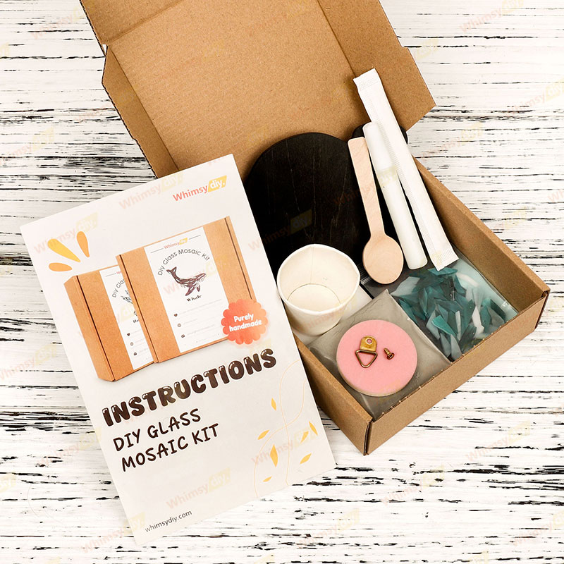 Snail Style 2 Glass Mosaic Kit-Ships on 8/10