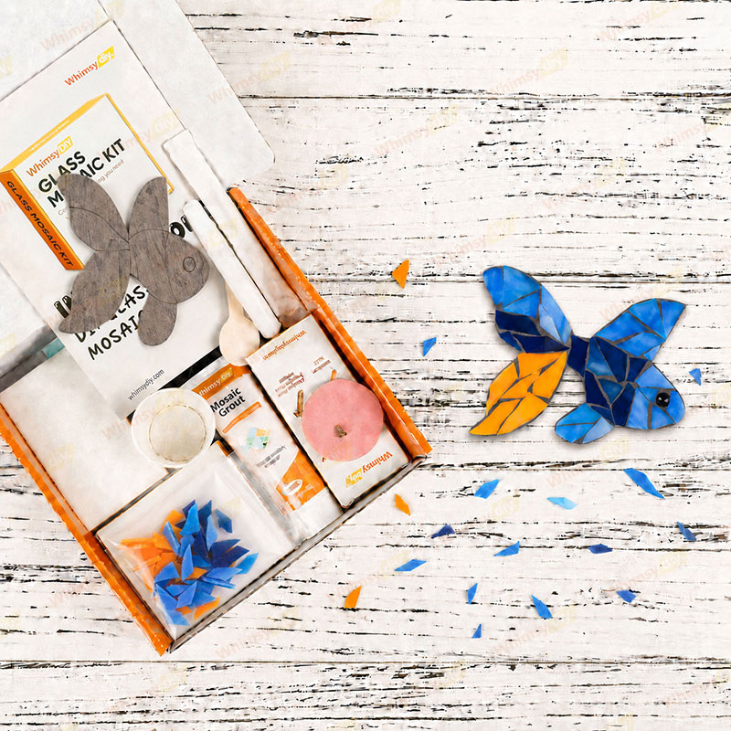 Whimsy DIY Fridge Magnet Betta Fish Glass Mosaic Kit Puzzles