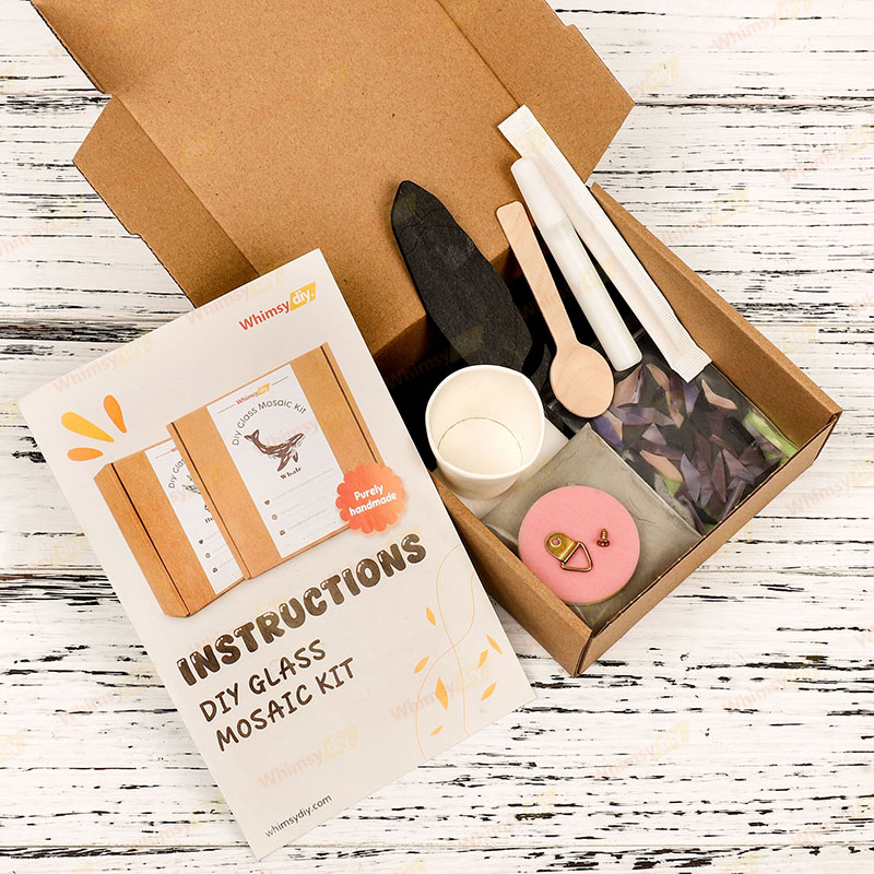 Feather Glass Mosaic Kit