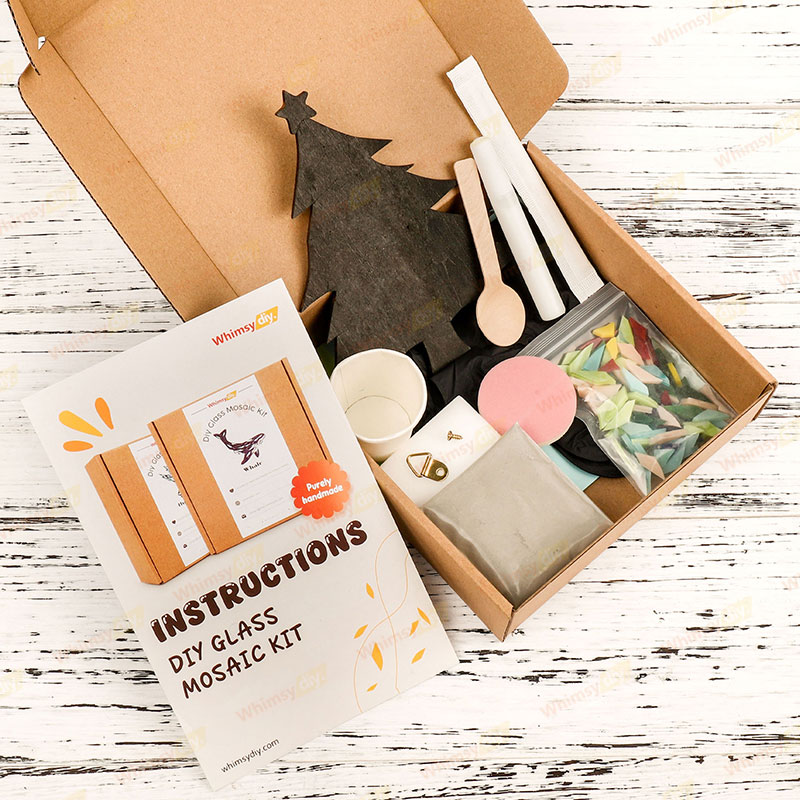 Christmas Tree Glass Mosaic Kit