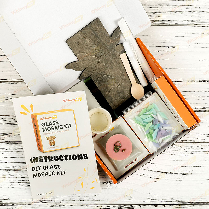 Whimsy DIY Dragonfly Window Glass Mosaic Kit Puzzles