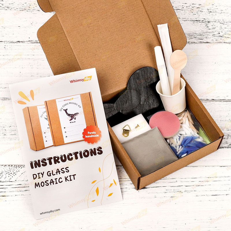 Bluebird Glass Mosaic Kit | DIY Arts & Crafts Kit for Adults