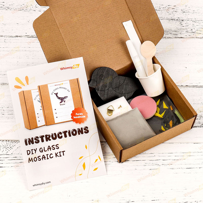 Goldfinch Glass Mosaic Kit | DIY Arts & Crafts Kit for Adults