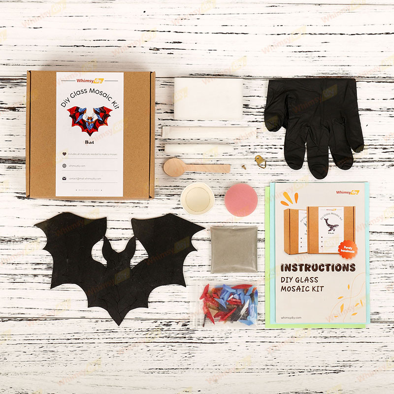Bat Glass Mosaic Kit