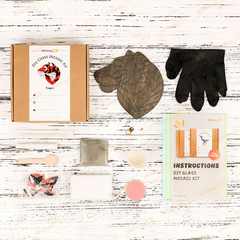 Tiger Glass Mosaic Kit