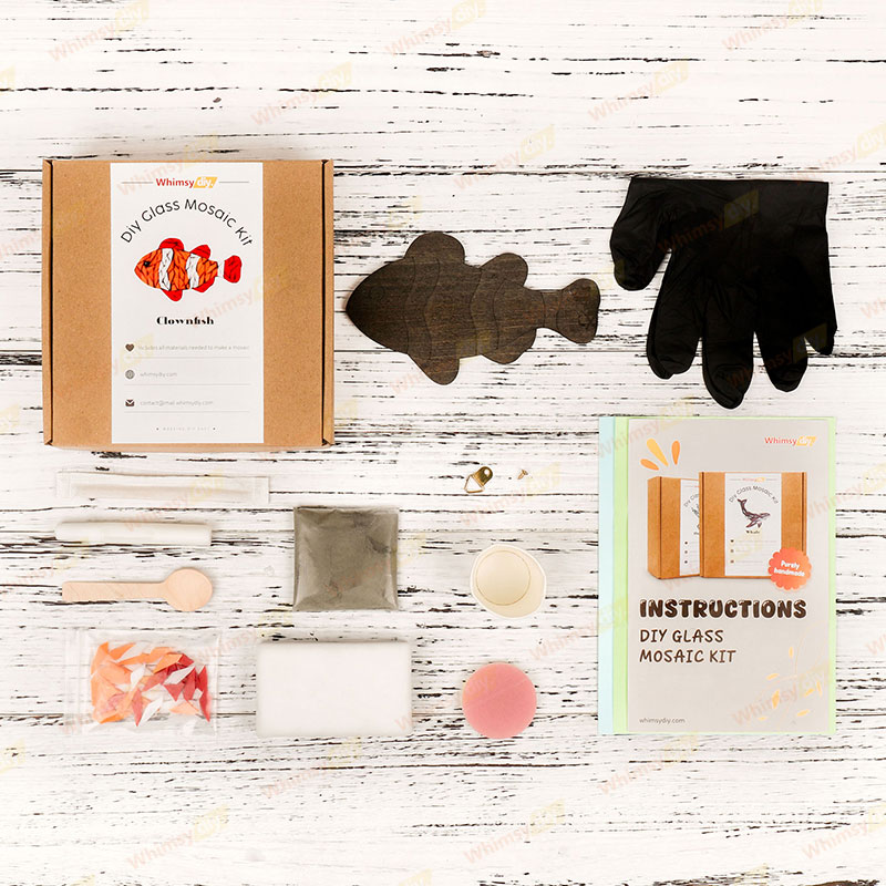 Clownfish Glass Mosaic Kit