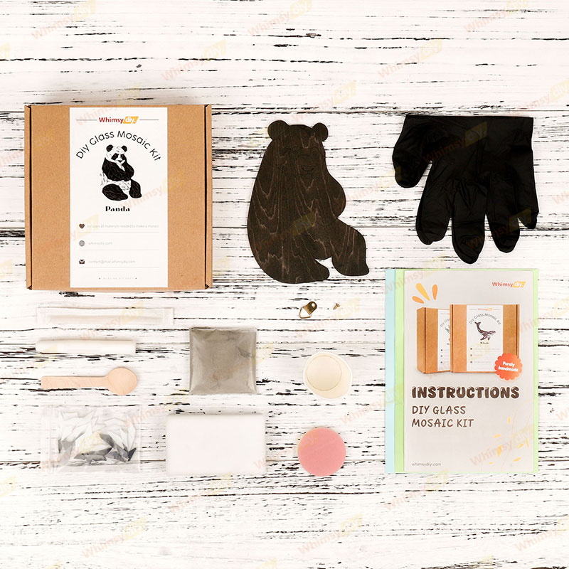 Panda Glass Mosaic Kit