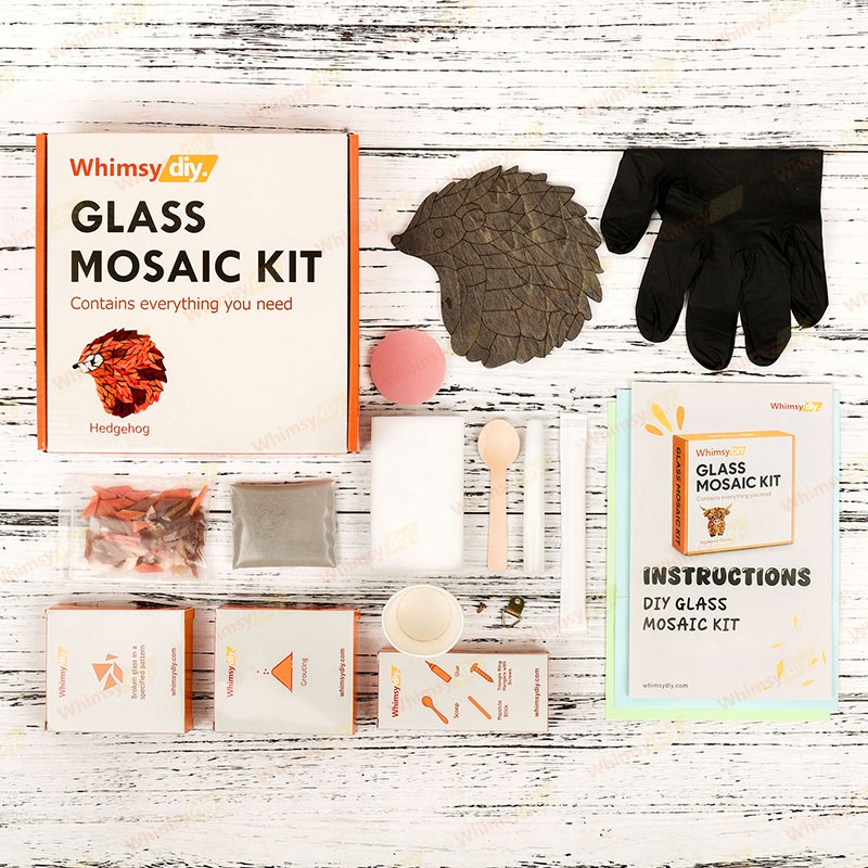 Hedgehog Glass Mosaic Kit