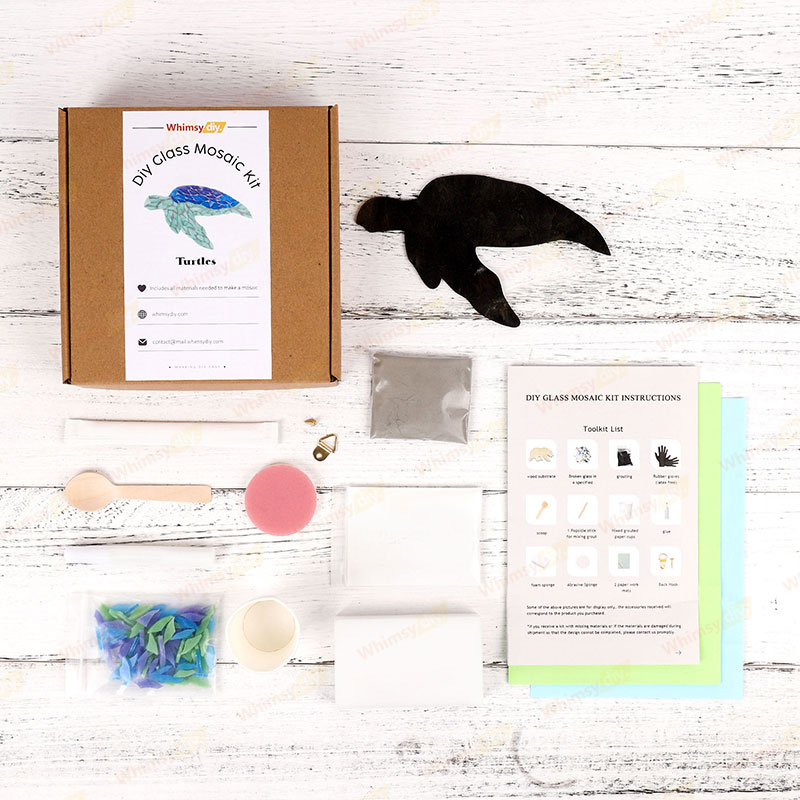 Turtles Glass Mosaic Kit