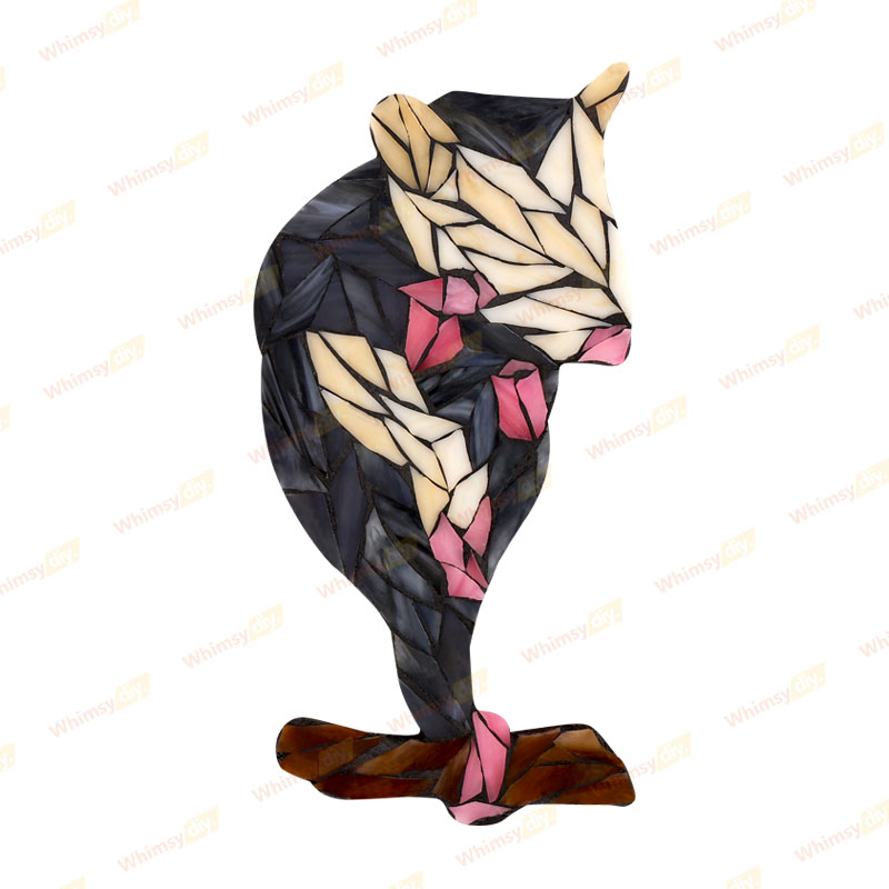 Baby possum Glass Mosaic Kit | DIY Arts & Crafts Kit for Adults