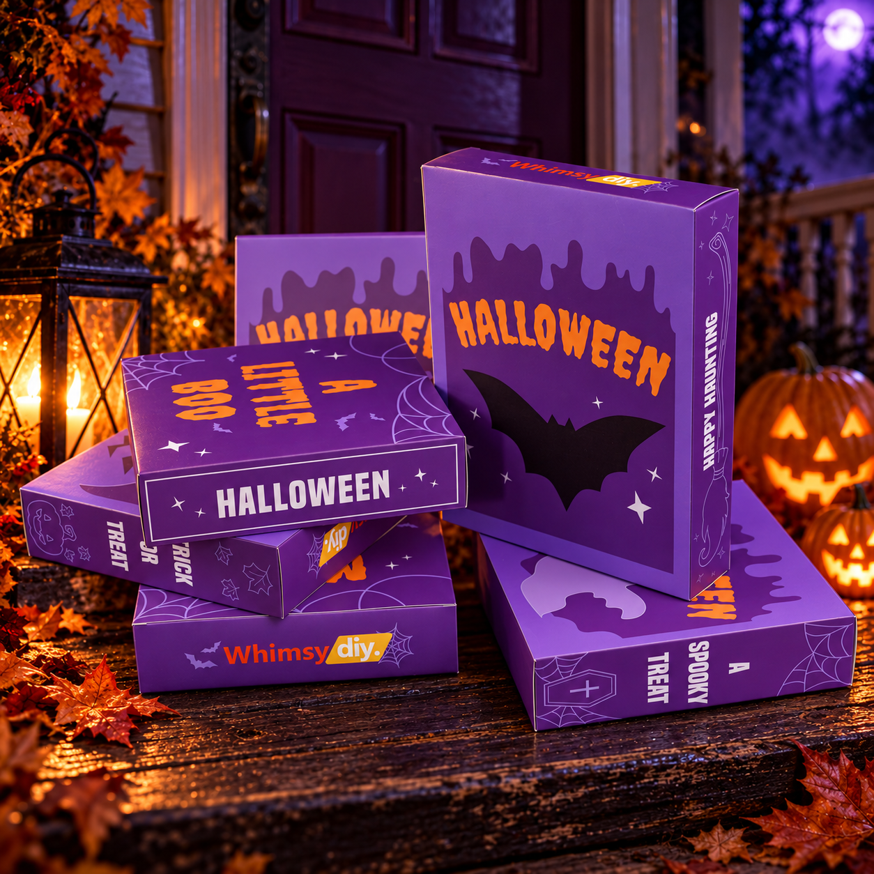 Whimsy DIY Halloween Mystery Gift Box Mosaic Kit Puzzles