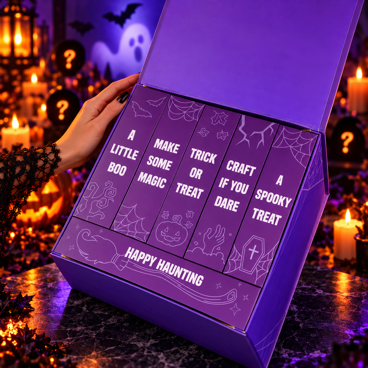 Whimsy DIY Halloween Mystery Gift Box Mosaic Kit Puzzles