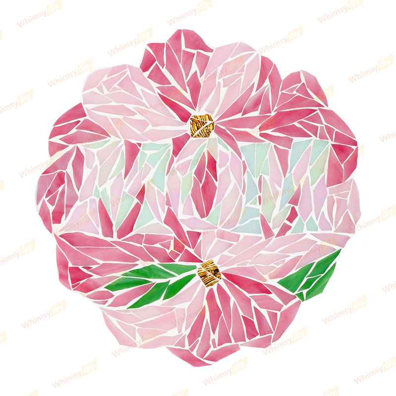 Whimsy DIY Love in Bloom – MOM Edition Glass Mosaic Kit Puzzles