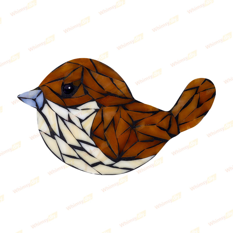 Wren Glass Mosaic Kit | DIY Arts & Crafts Kit for Adults