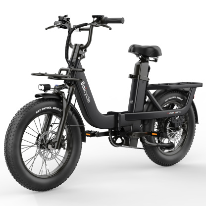 2026 Upgraded Electric Bikes for Adults with 1500W Peak Motor 20" Fat Tire E Bike with 28 MPH 90 Miles Max Range 48V Removable Battery EBike Electric Bicycle Commuter Ebikes-Baicycle