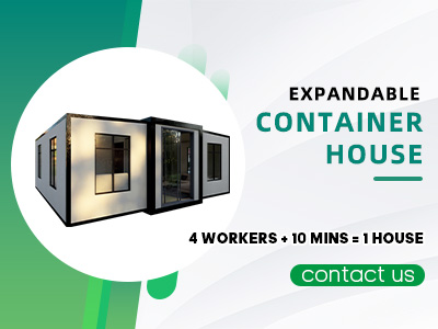 Expandable container house