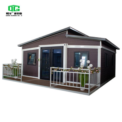 错位造型露台小屋