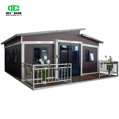 错位造型露台小屋