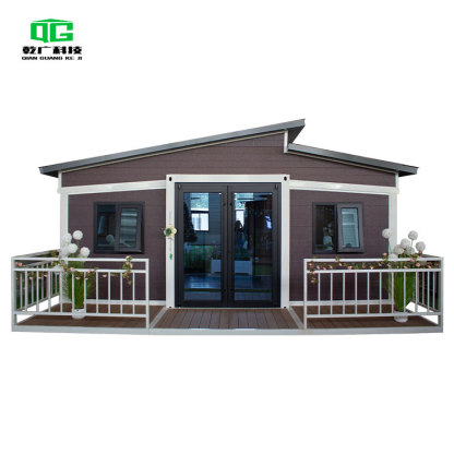 错位造型露台小屋