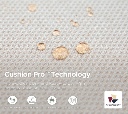 4 Piece Patio Furniture Set with Swivel Chairs, High Back Rope Rattan Outdoor Conversation Set with Extra Thick Cushion and Coffee Table