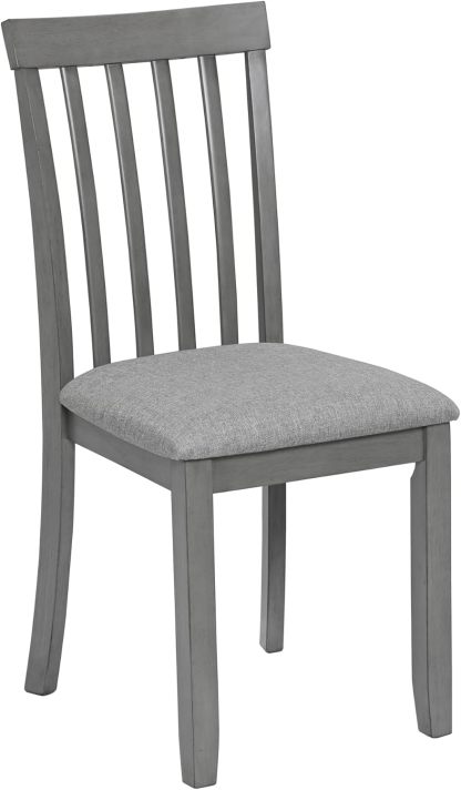 Upholstered Dining Chairs Set of 4, Mid Century Modern Wood Kitchen & Dining Room Chairs, Accent Chair