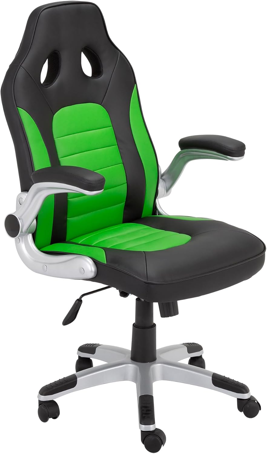 Commercial Furniture Skylab Gaming Chair, High Back Adjustable Height Swivel Executive Computer Office Chair with Flip-Up Arms